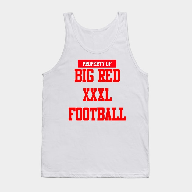 North Attleboro "Property of BIG RED" Tee T-Shirt Tank Top by ArmChairQBGraphics